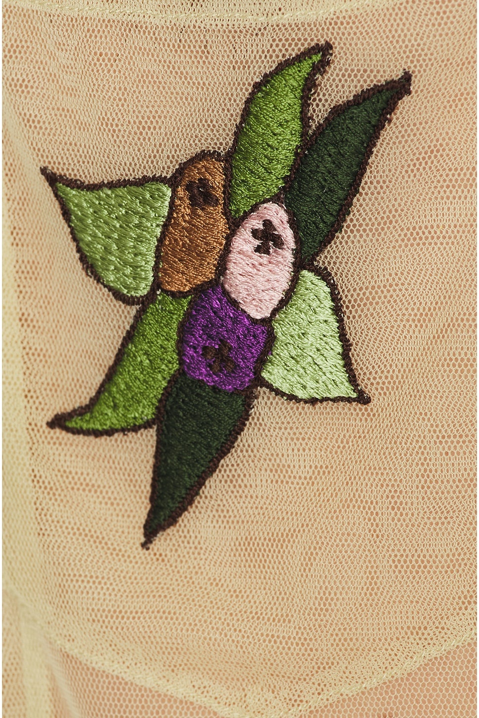 Embroidered Suncherry Short Sleeve Shirt - 3