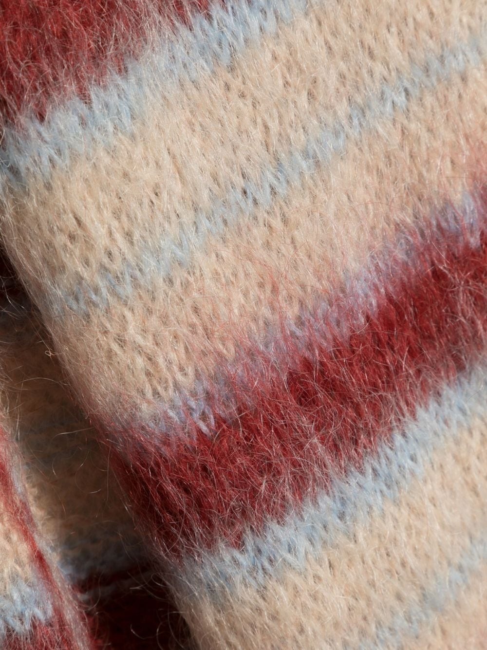striped knit scarf - 3