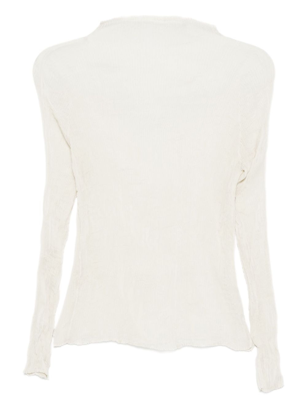 semi-sheer blouse - 1