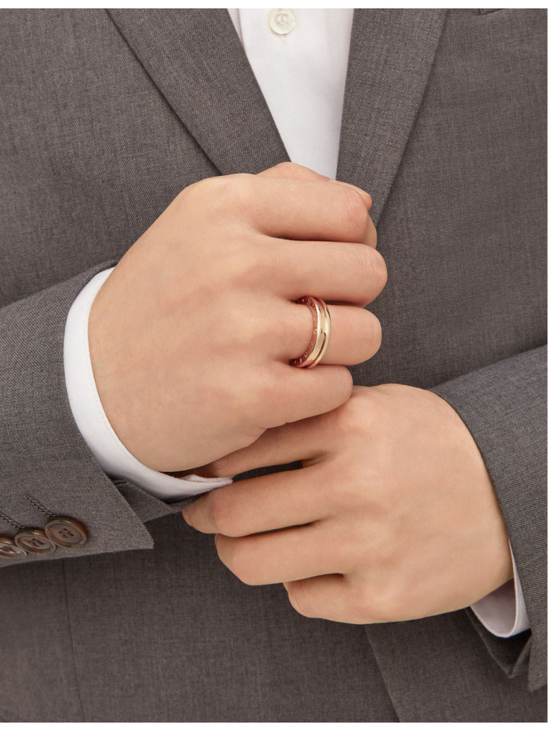 BVLGARI B.zero1 18ct rose-gold ring outlook