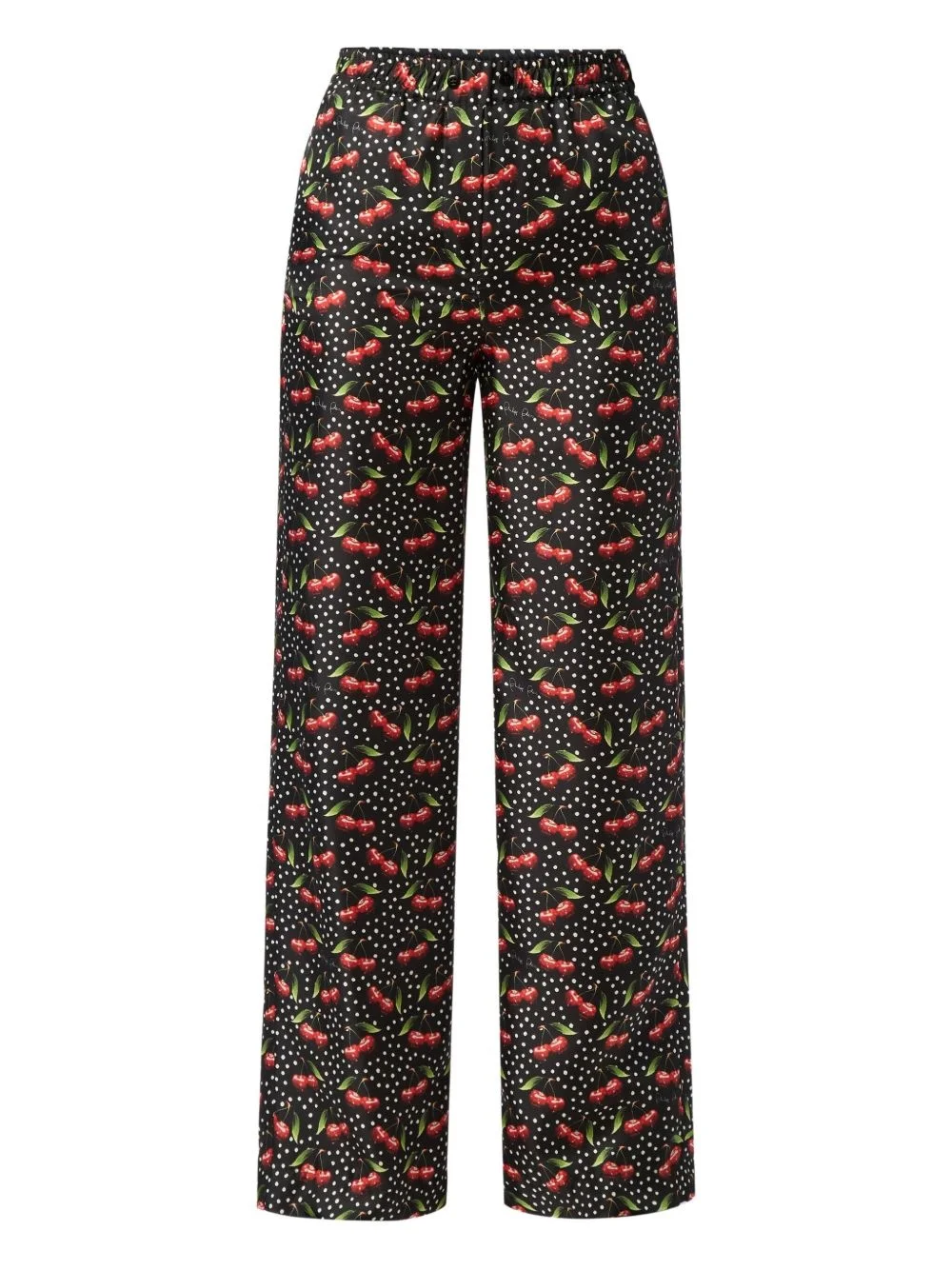 Cherries straight-leg trousers - 1