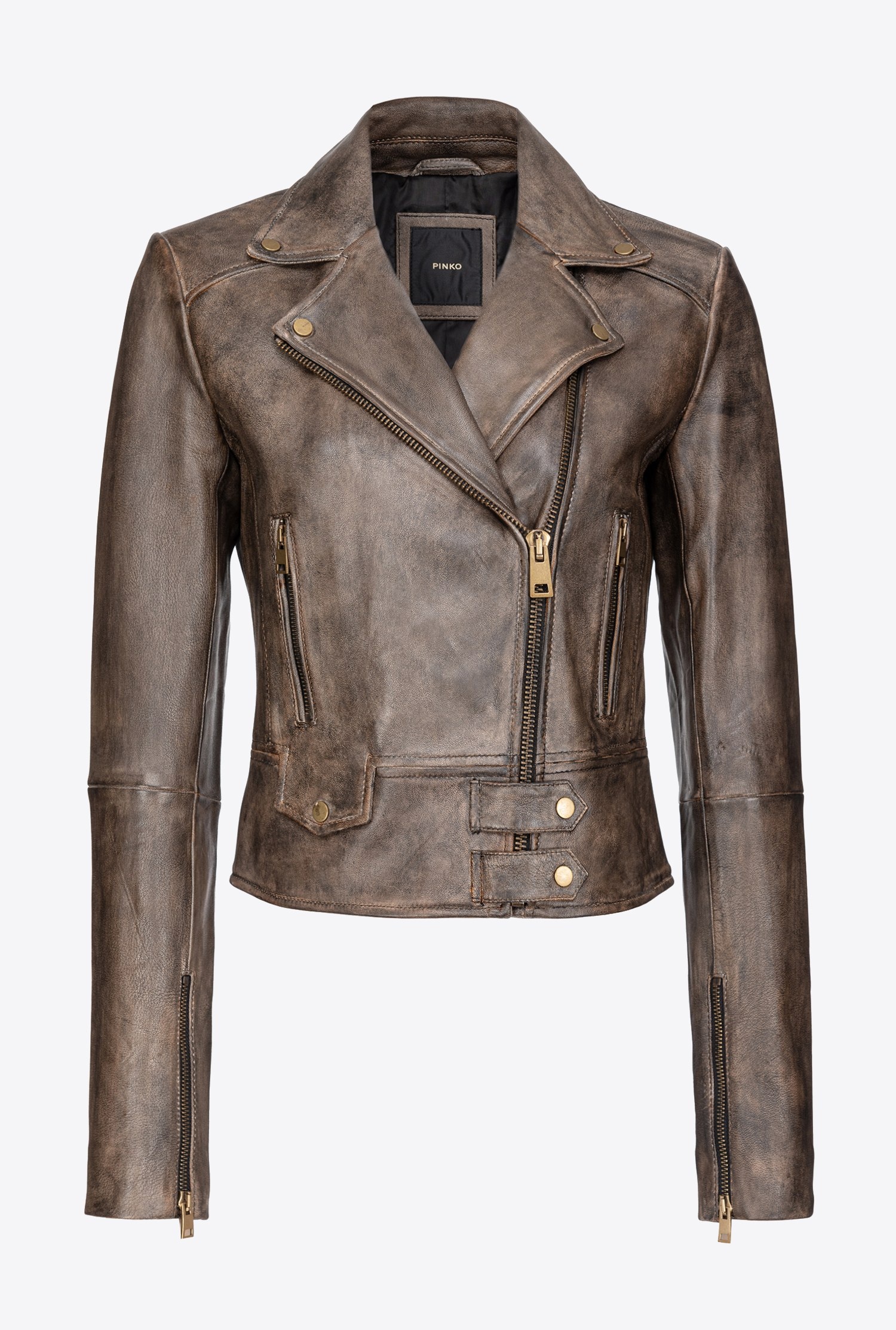 NAPPA LEATHER BIKER JACKET - 1