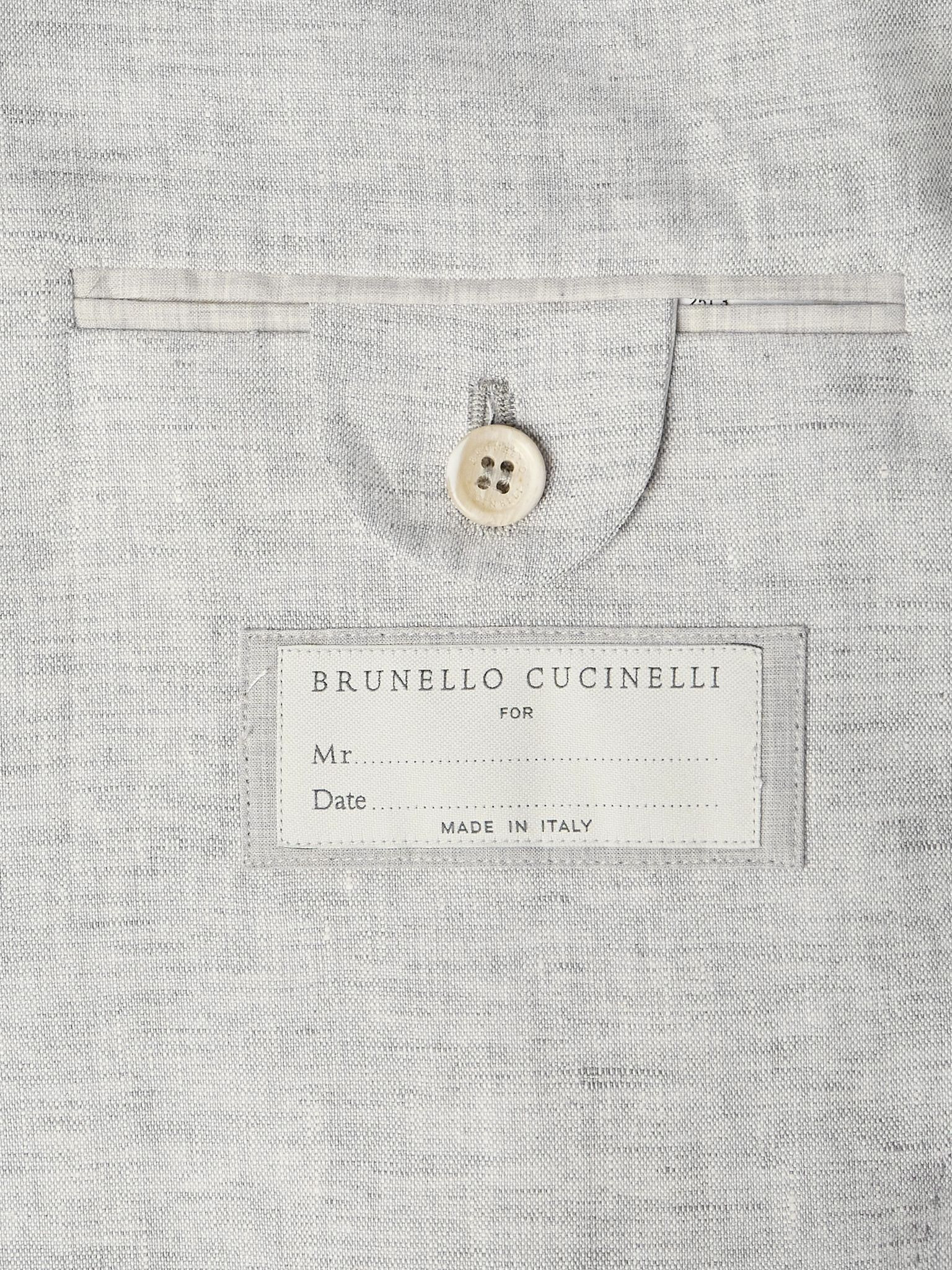 Linen Blazer Gray - 6