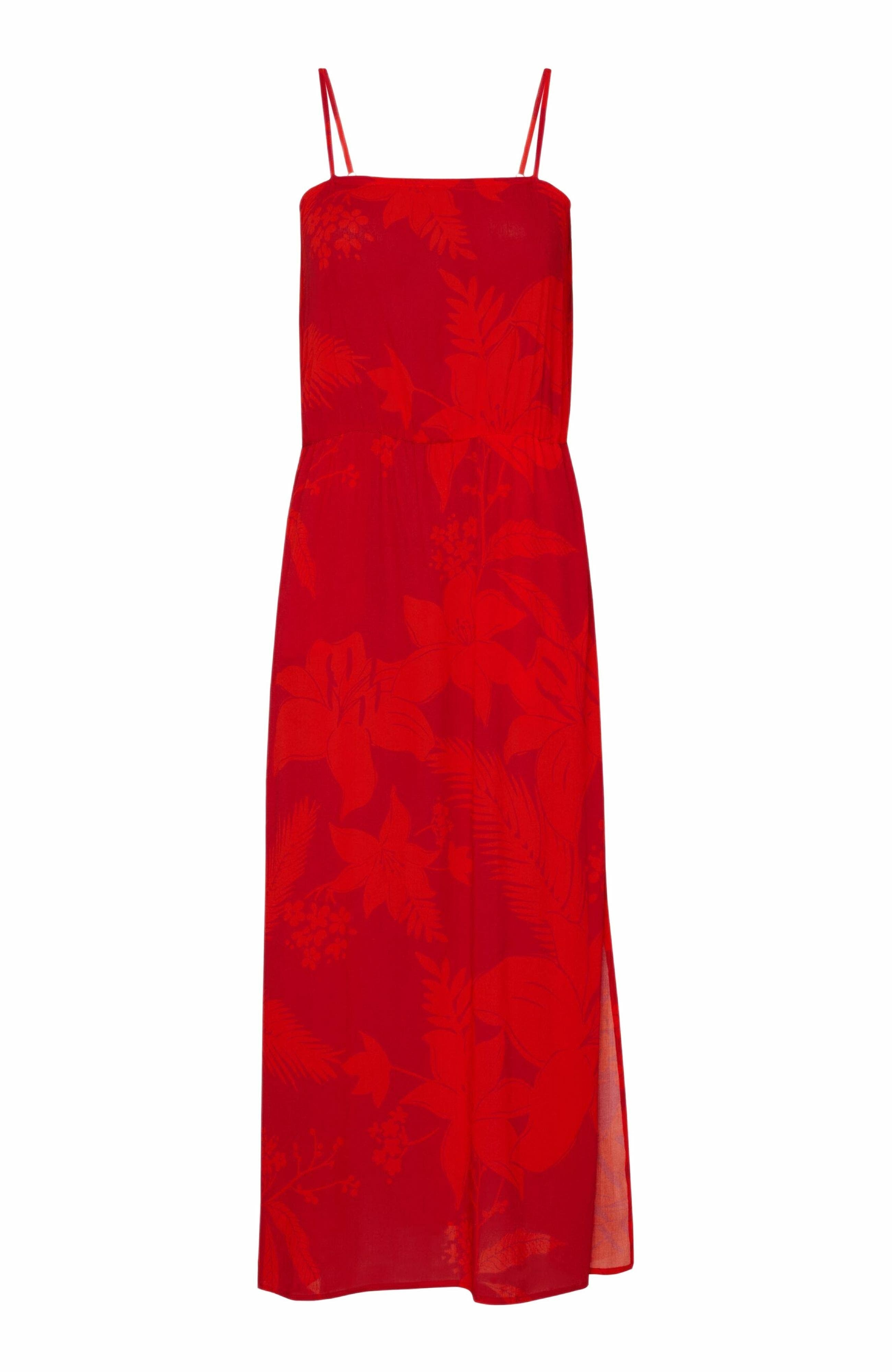 Vilebrequin Women's Flower Power Long Rayon Dress in Lipstick at Nordstrom - 2