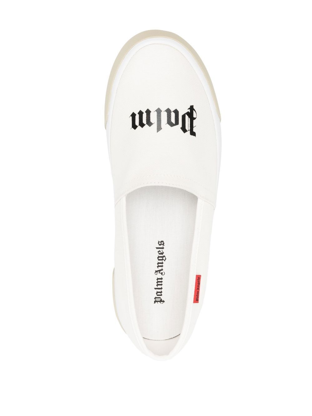 logo-print slip-on sneakers - 4