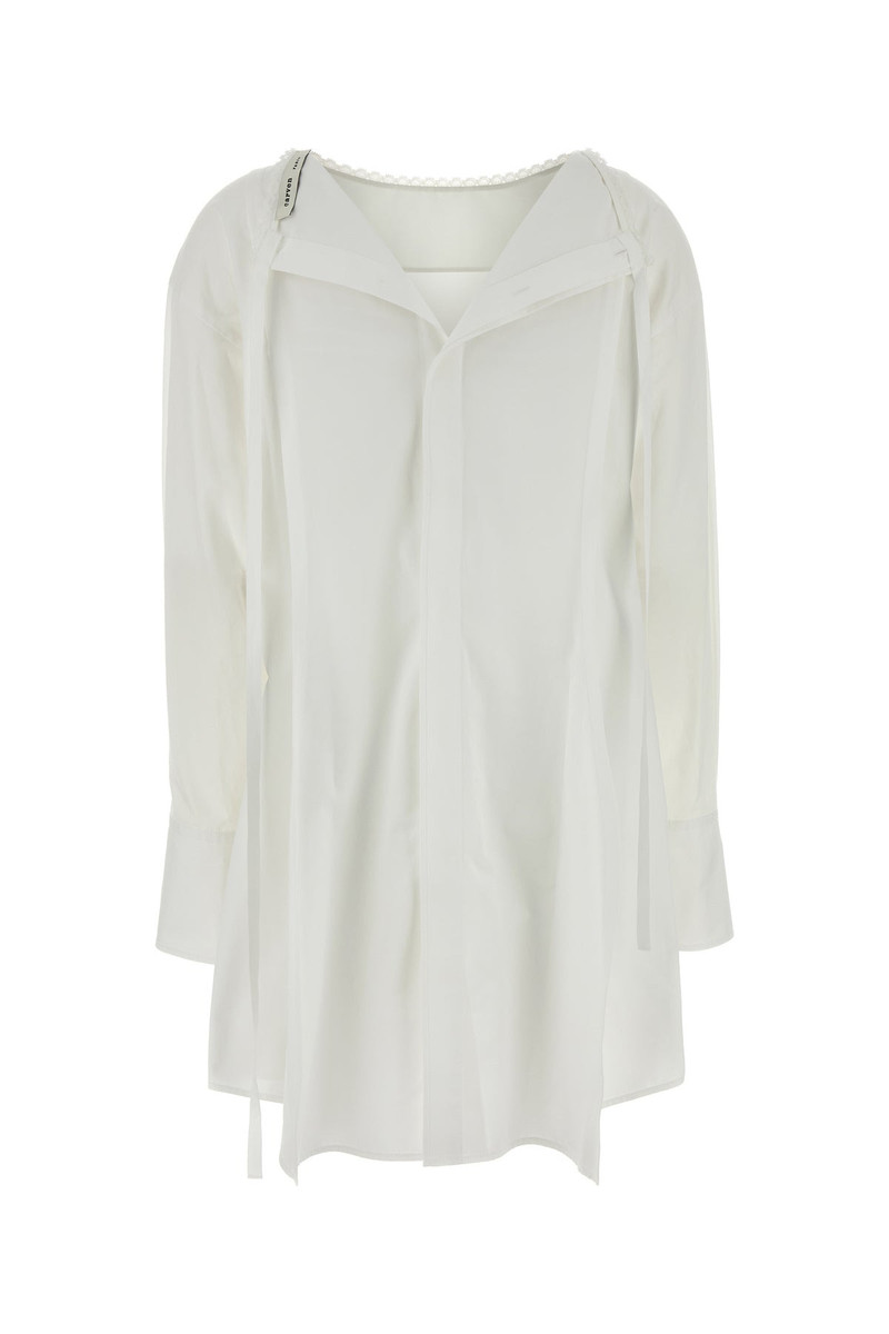 Carven White poplin Esperanto mini dress outlook