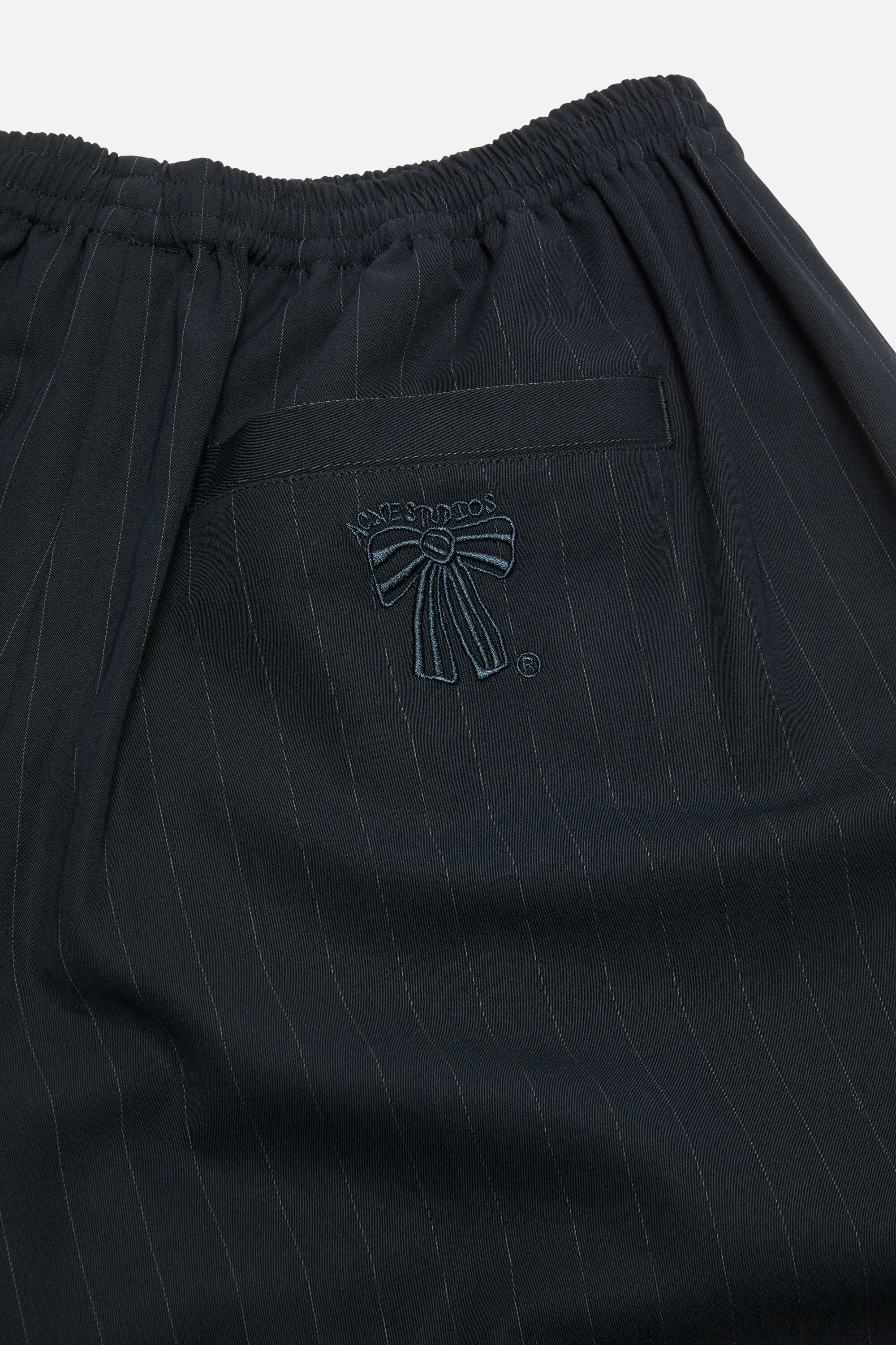 Striped shorts - Navy - 5