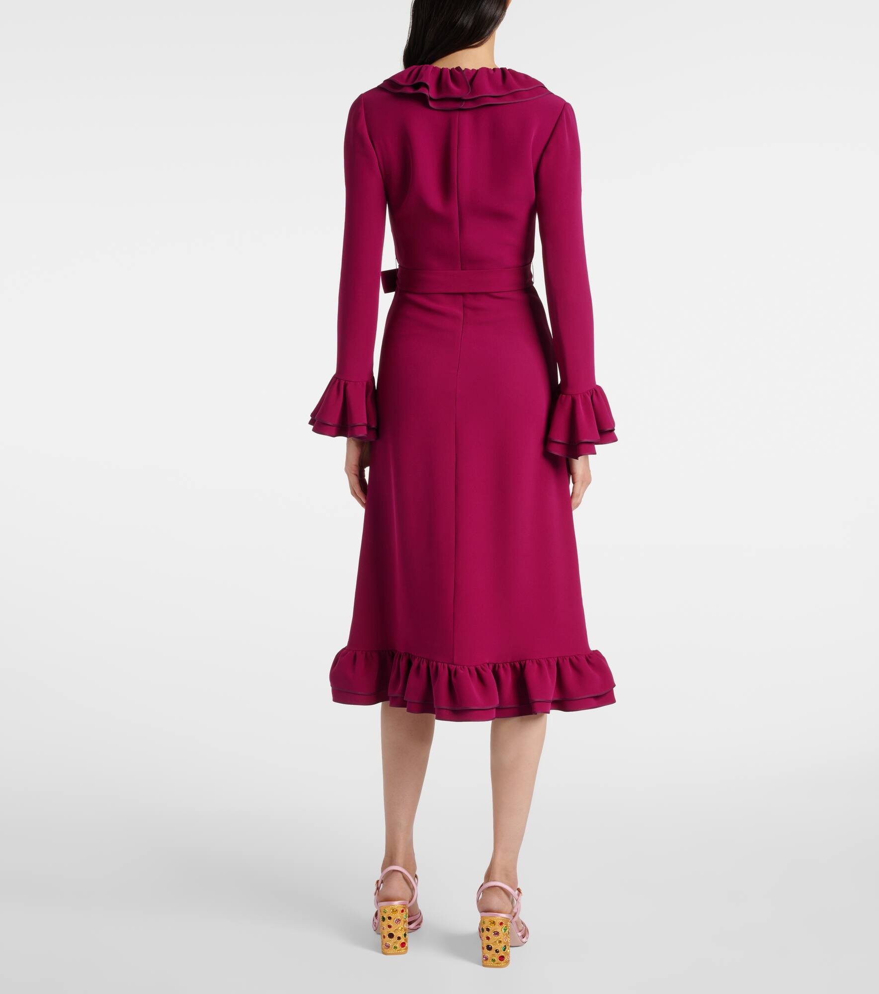 Cady Couture ruffled midi dress - 3