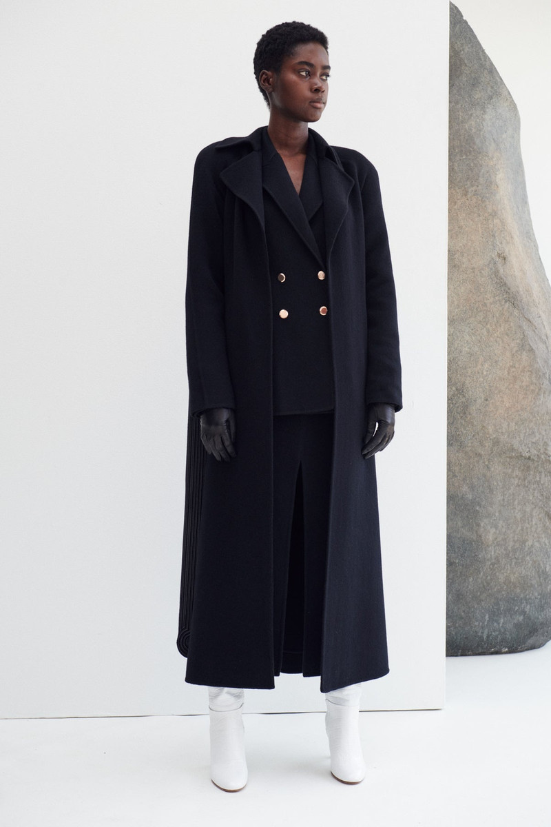 GABRIELA HEARST Lloyd Blazer in Black Double-Face Recycled Cashmere outlook