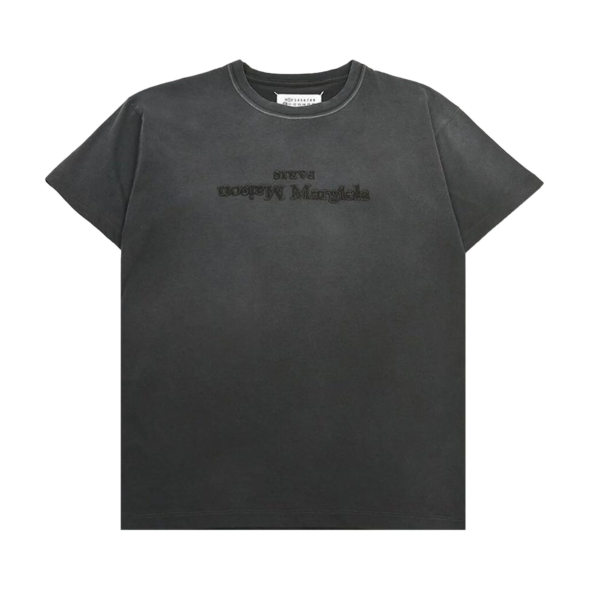 Maison Margiela Reverse Logo T-Shirt 'Washed Black' - 1
