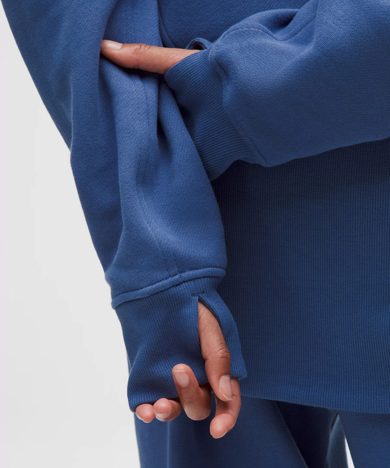 Scuba Oversized Half-Zip Hoodie *Long 6