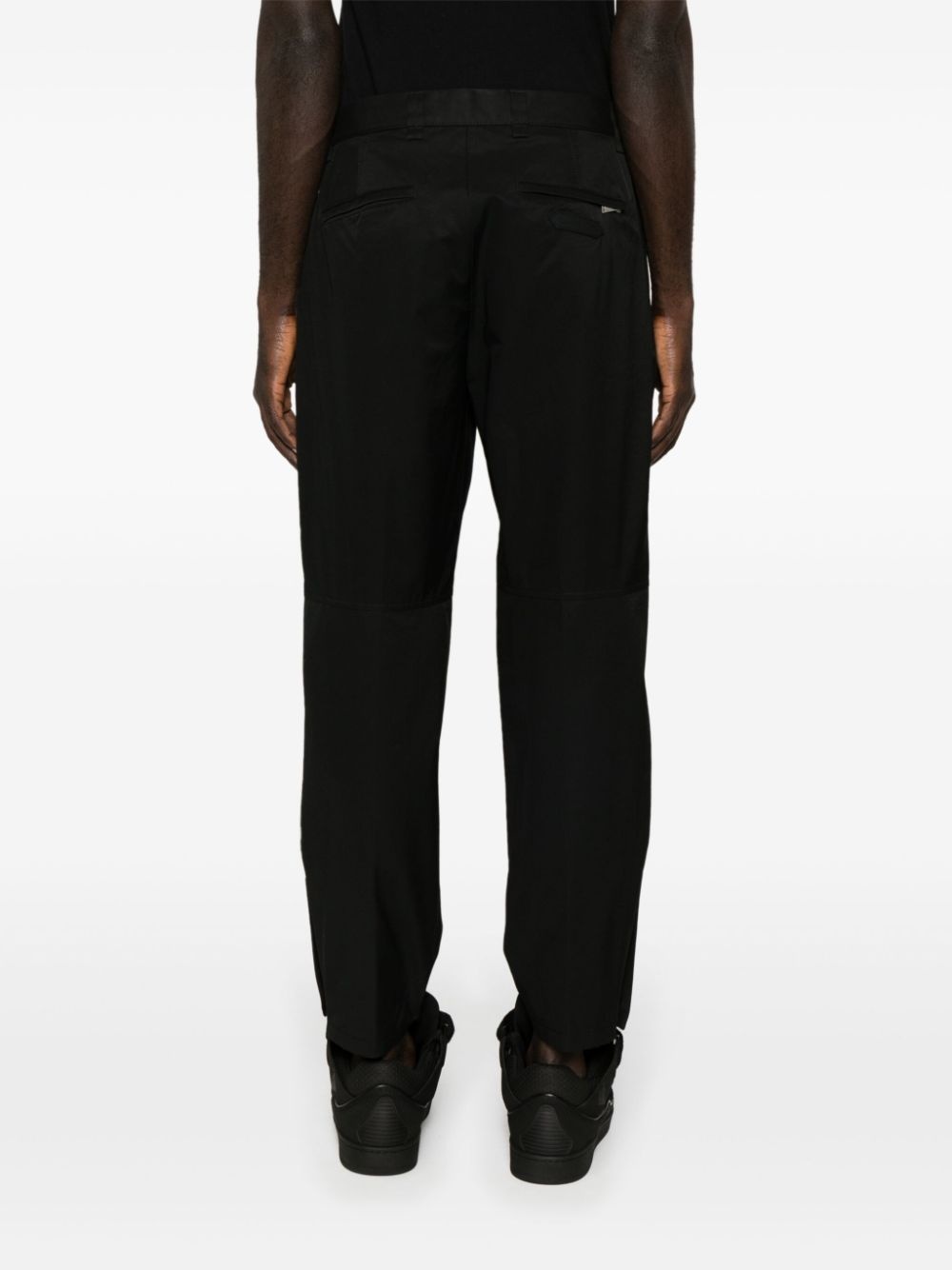 tapered-cut biker trousers - 4