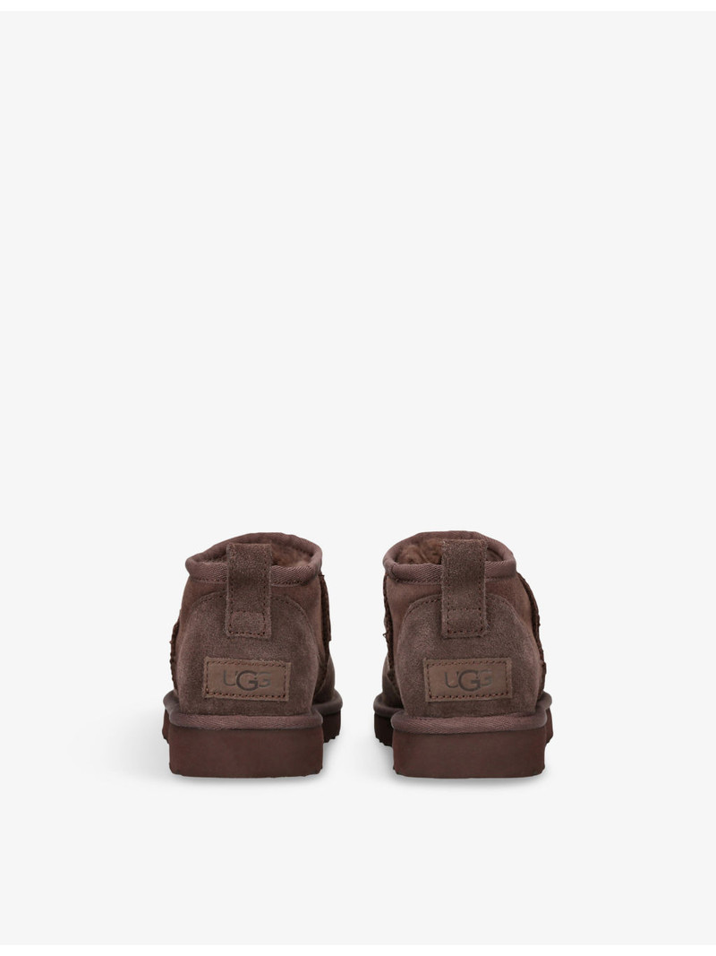 UGG Classic Ultra Mini Suede Ankle Boots outlook