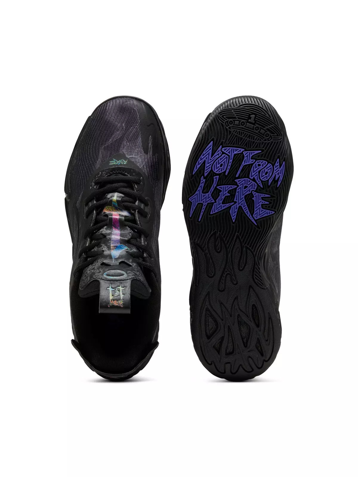 PUMA x LAMELO BALL MB.04 "Black/Dark Amethyst" Men's Basketball Shoe - 3