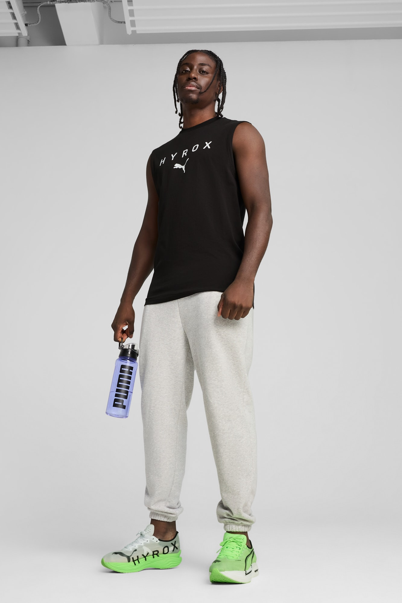 PUMA x HYROX Fleece Sweatpants Men - 5