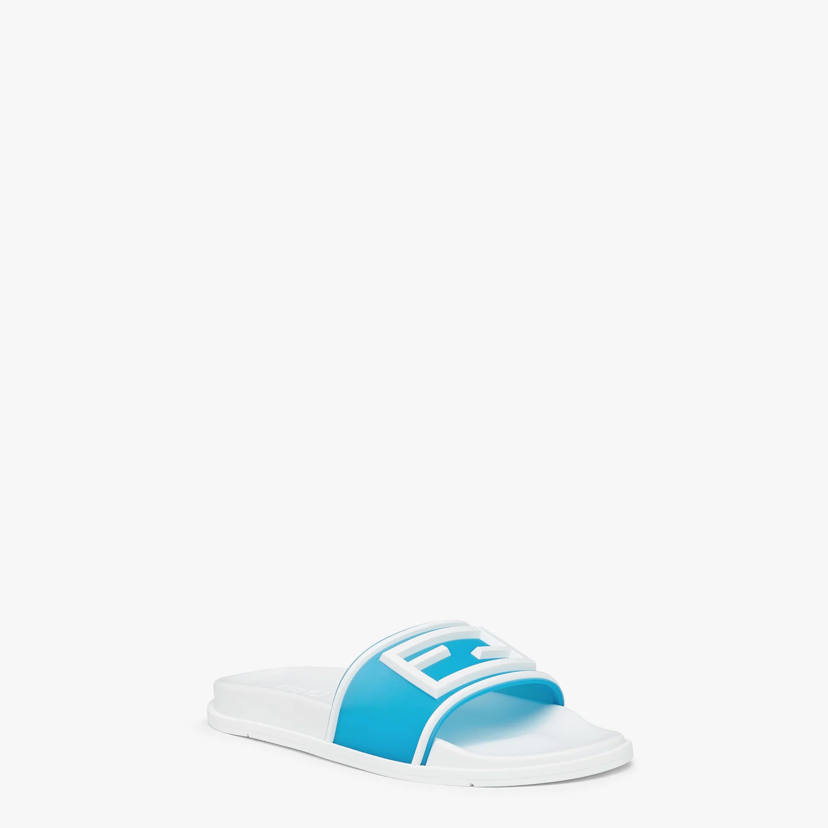 Light blue rubber slides - 2