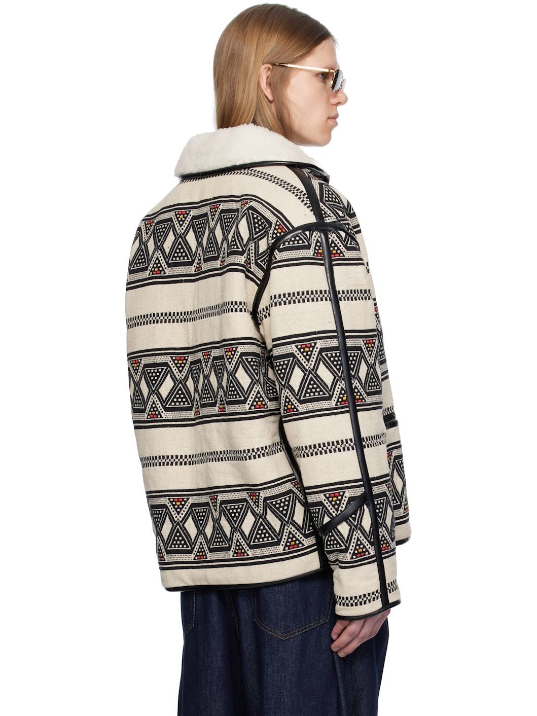Black & Off-White Nelkis Jacket - 3