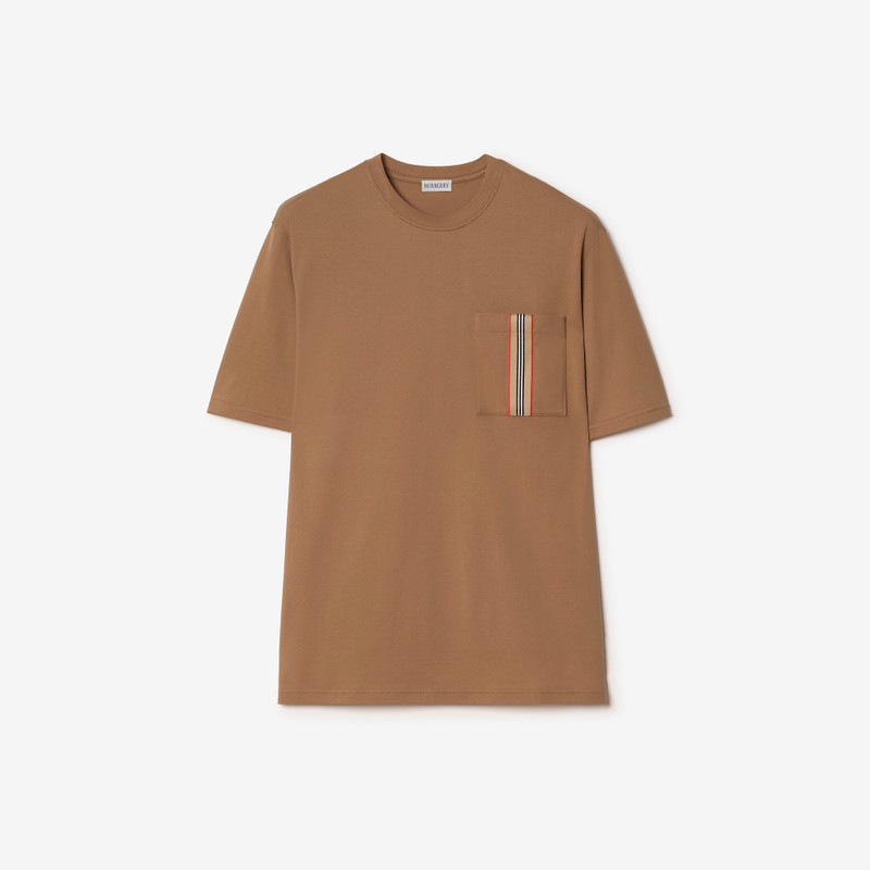 Icon Stripe Cotton T-shirt 1