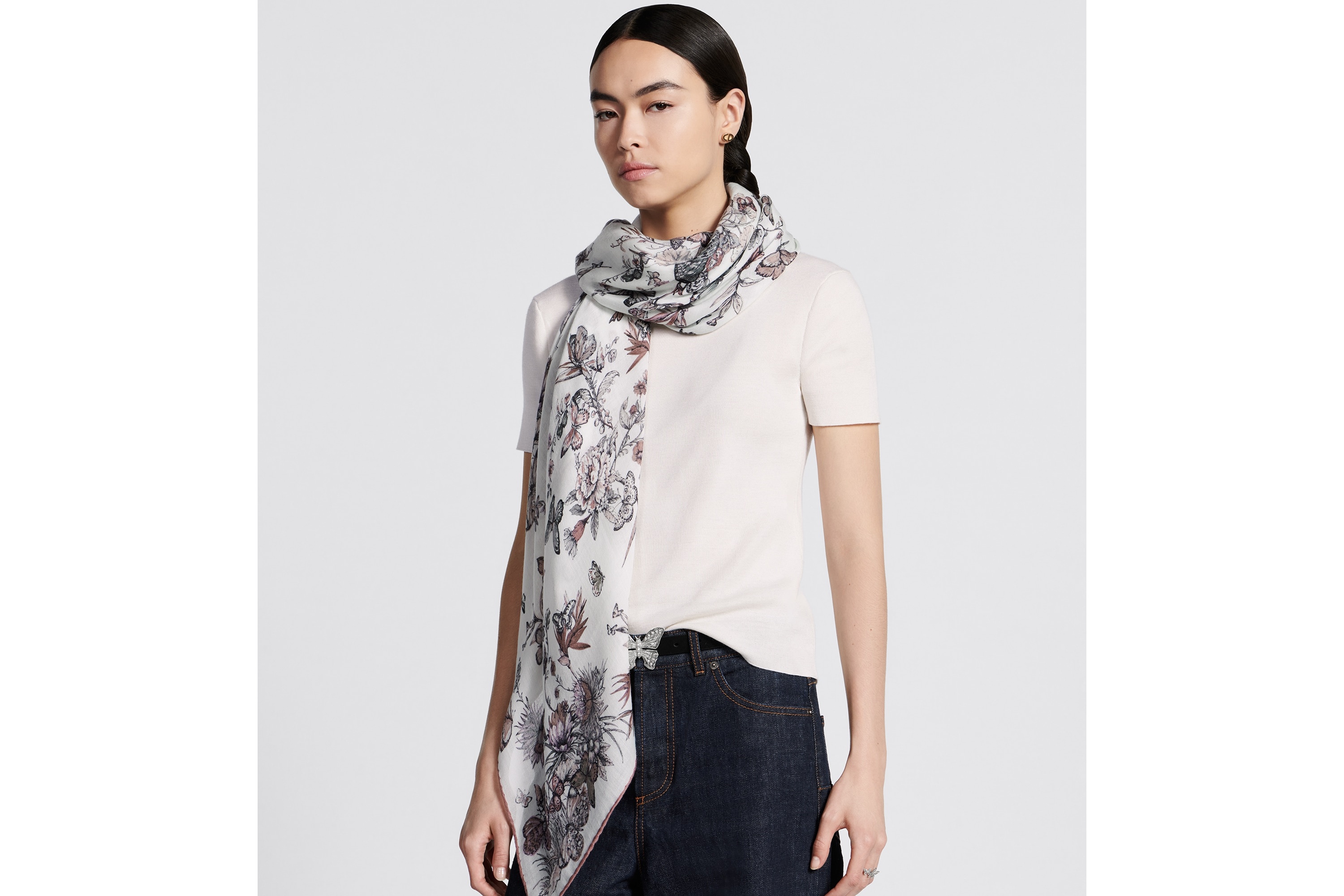 Toile de Jouy Mexico Shawl - 2