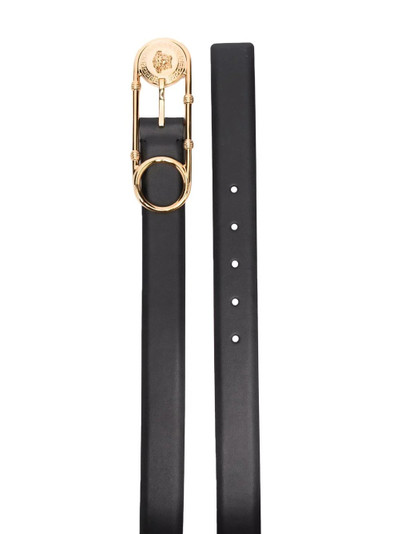 VERSACE safety pin-buckle leather belt outlook