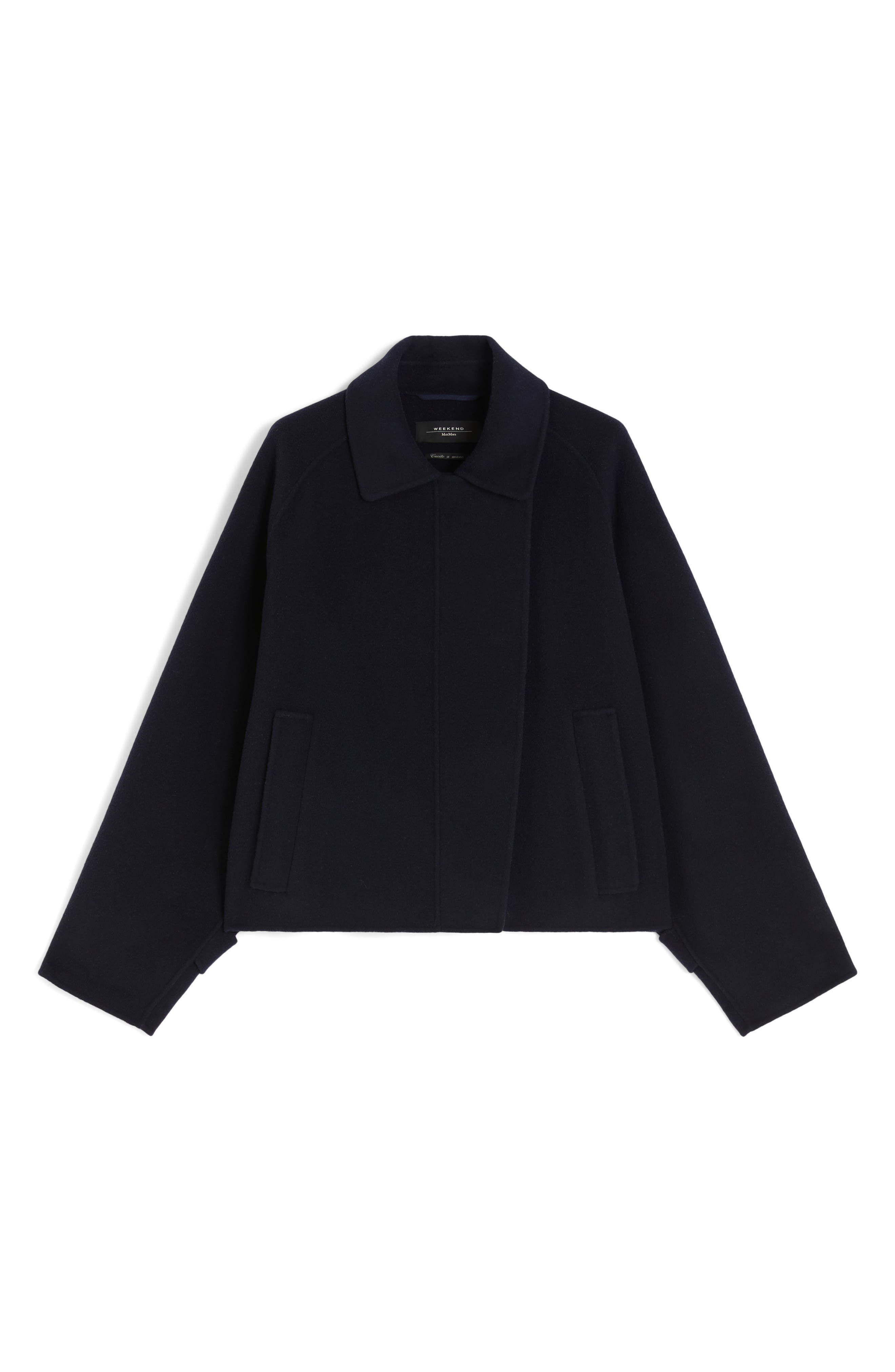 Weekend Max Mara Carella Virgin Wool Jacket in Navy at Nordstrom - 4