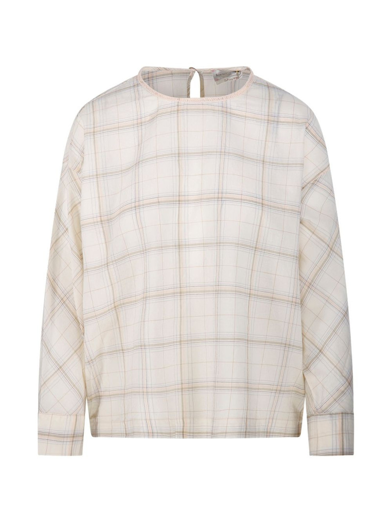 checked blouse 1
