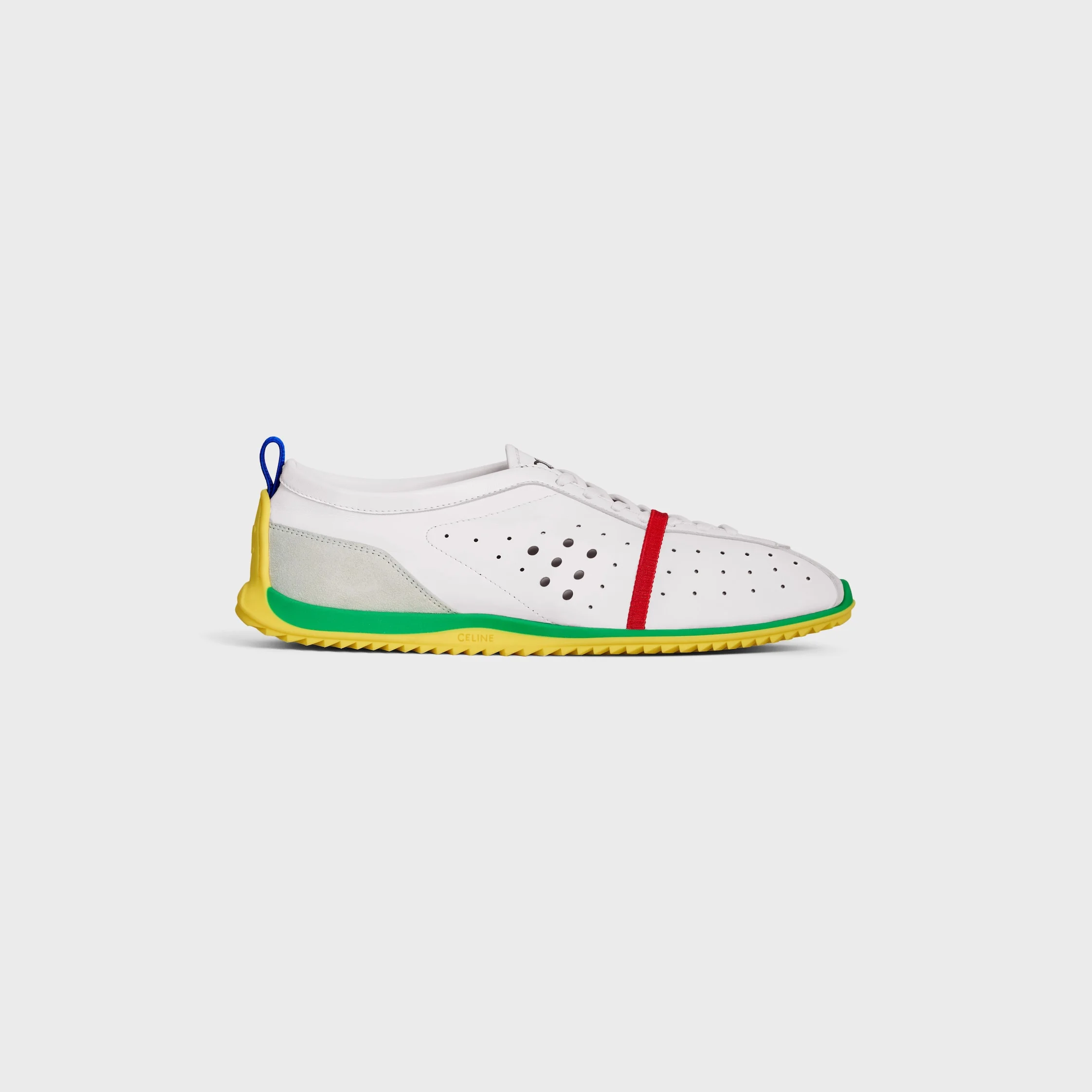 SOFT SNEAKER IN STRETCH LAMBSKIN, SUEDE CALFSKIN AND LAMBSKIN - 1
