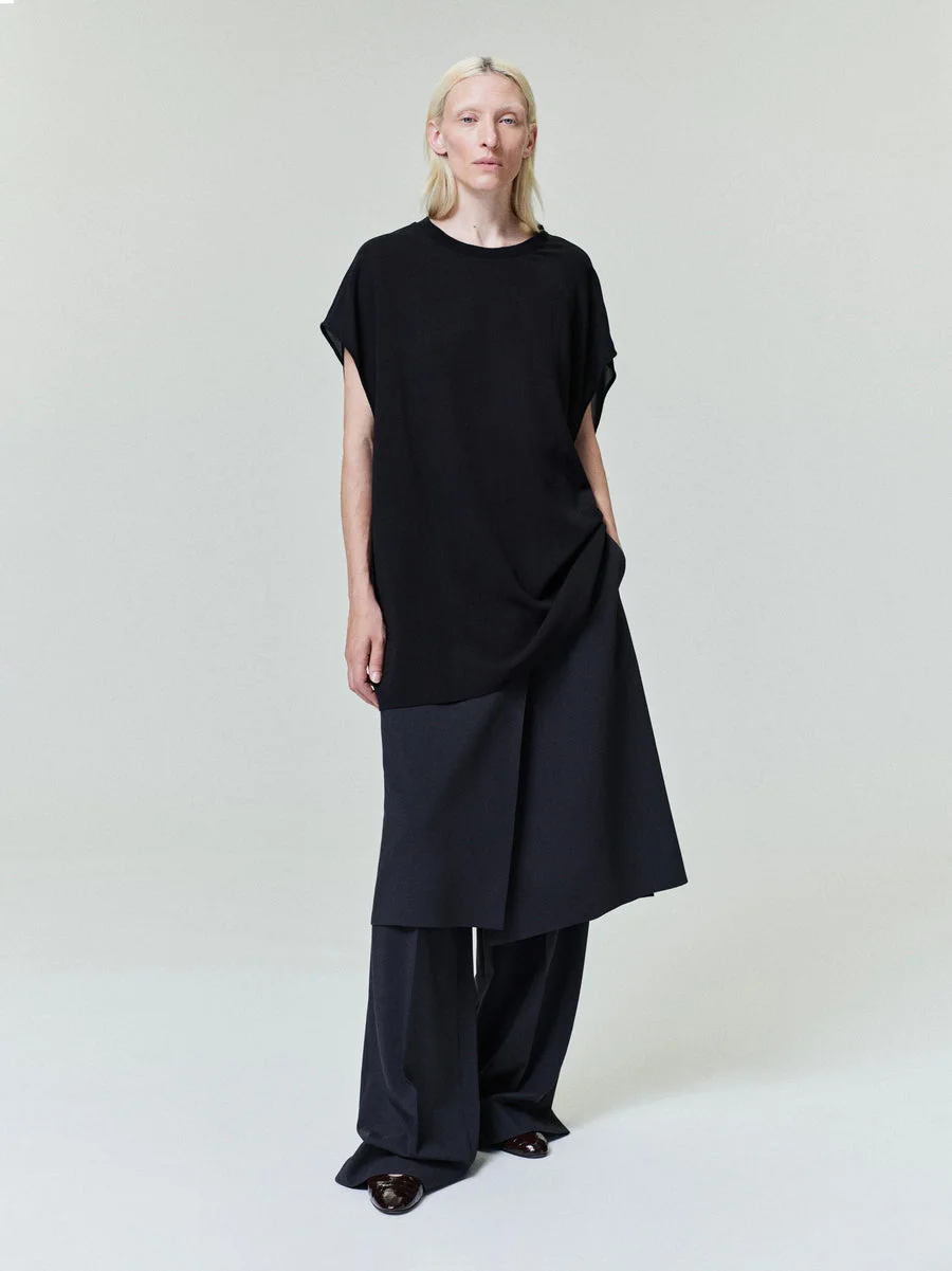 Womens Sheer Viscose Sleeveless Tee - 1