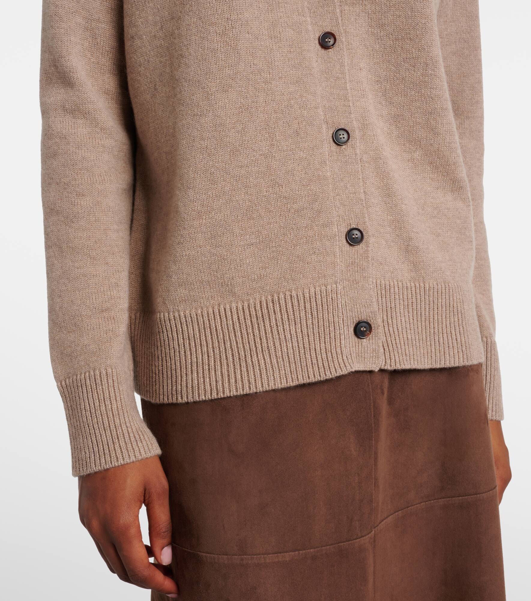 Cedro wool and cashmere cardigan - 5