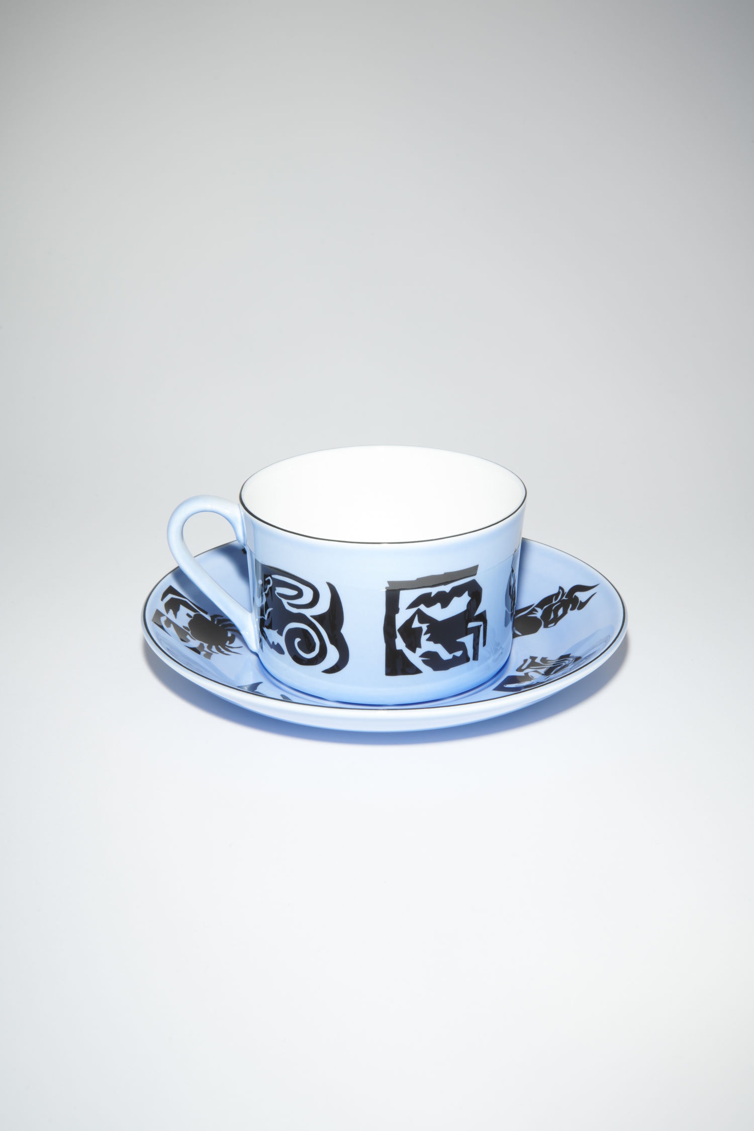 Horoscope Tea Cup Set - Blue - 2