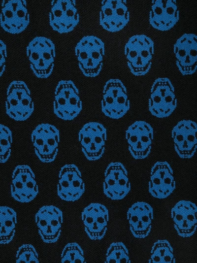 Alexander McQueen skull intarsia-knit scarf outlook