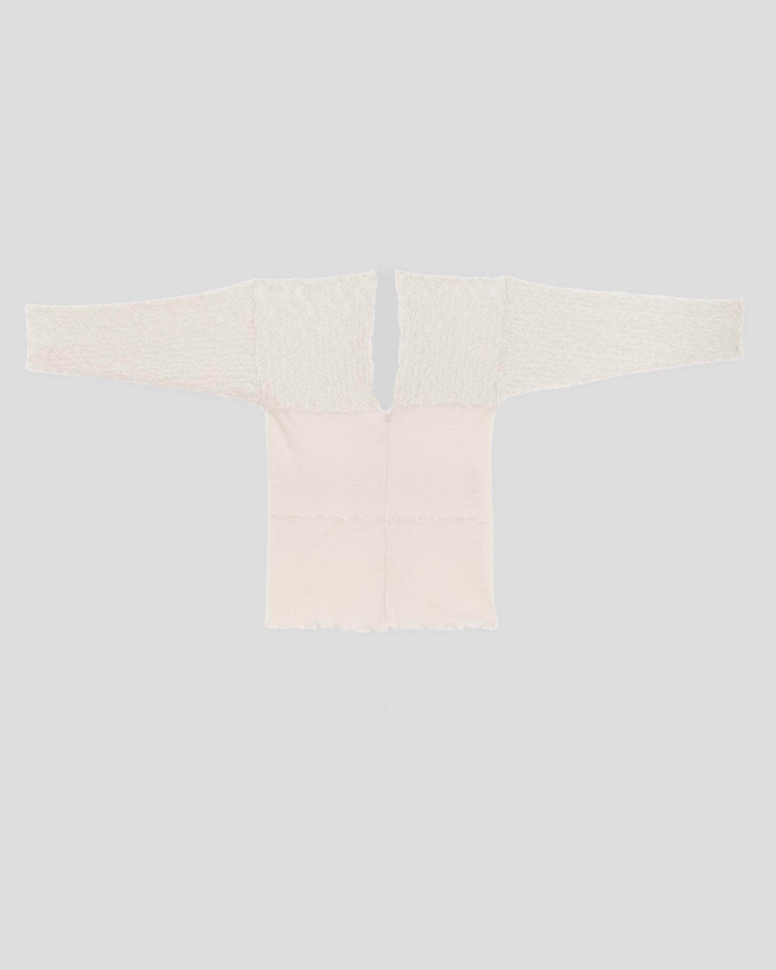 Nehru Long Sleeve Tee - Lace & Wool - 9
