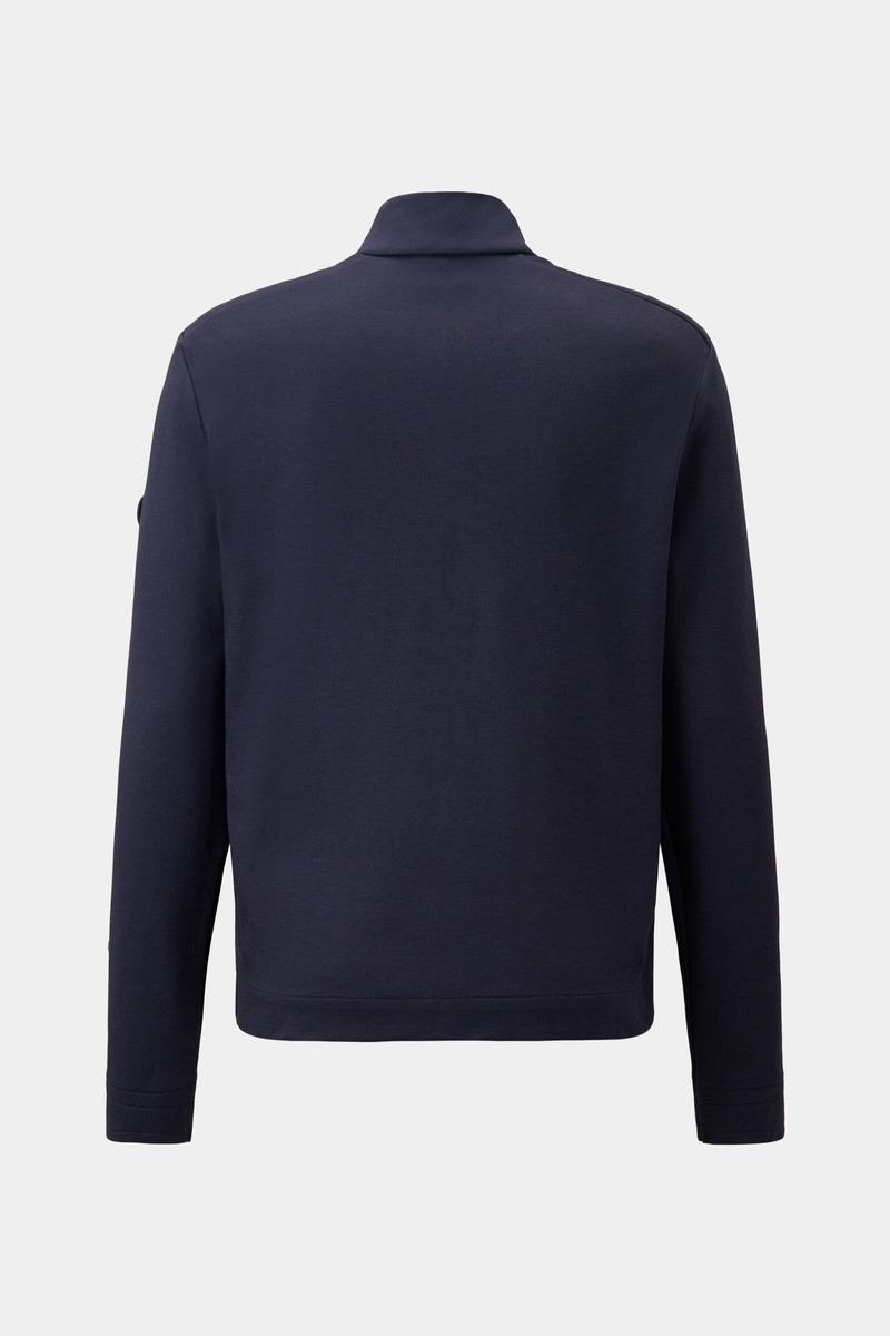 Jayden sweatshirt jacket in Navy blue 7