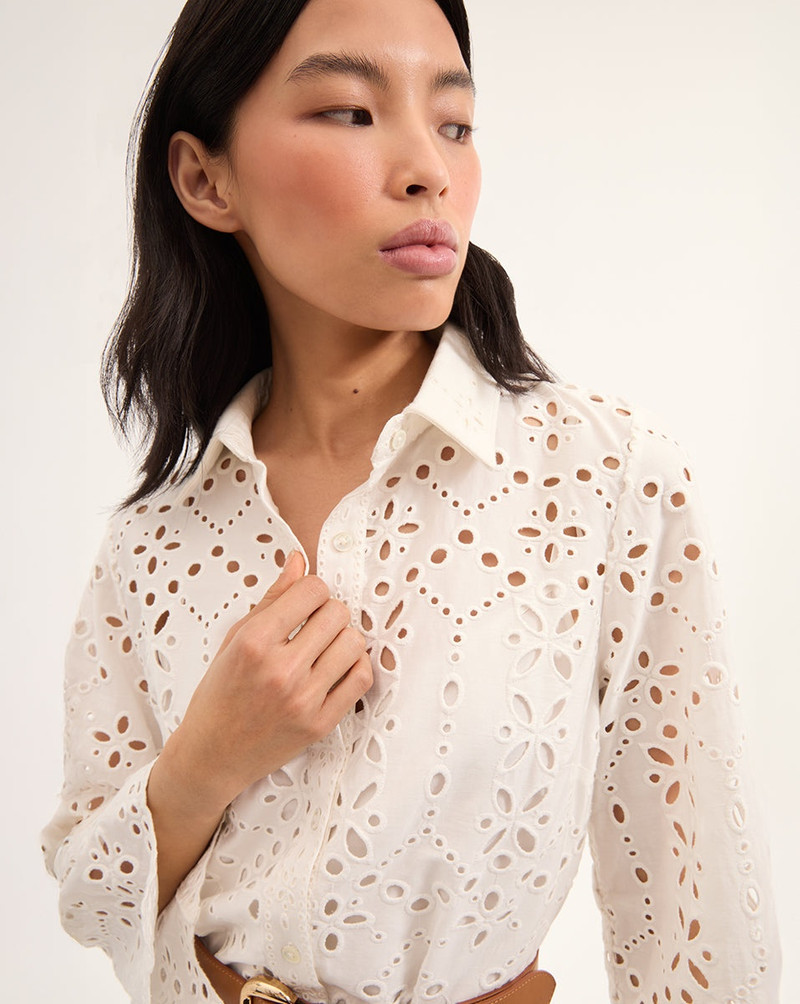 white christmas dresses White Eyelet Dress | Feel Confident, Stylish & Comfy