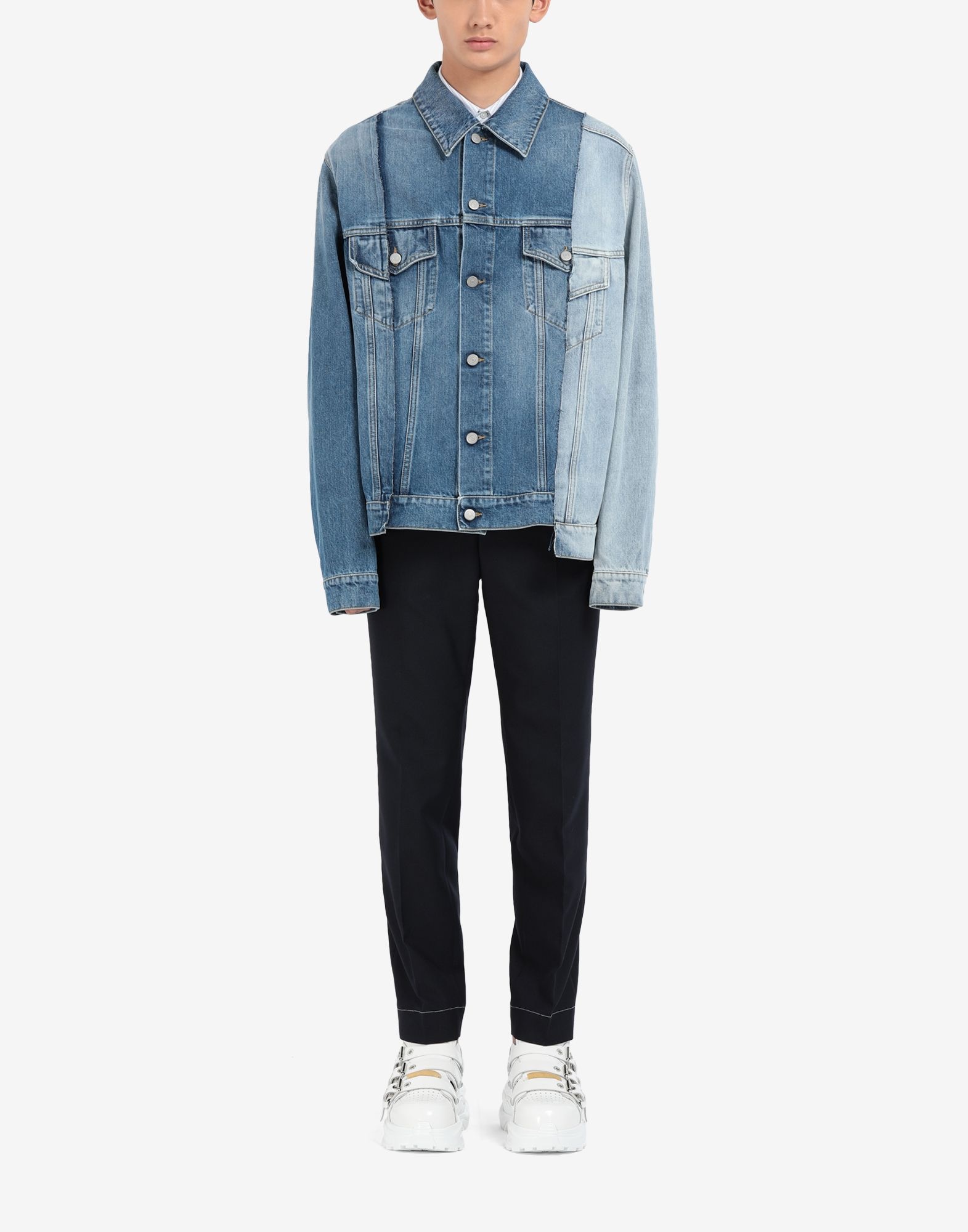 Spliced denim jacket - 2