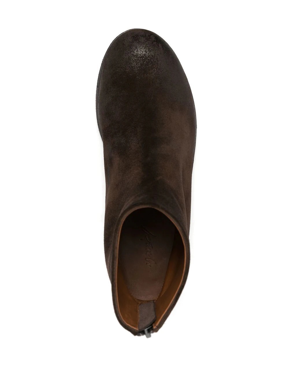 zip-up leather ankle boots - 3