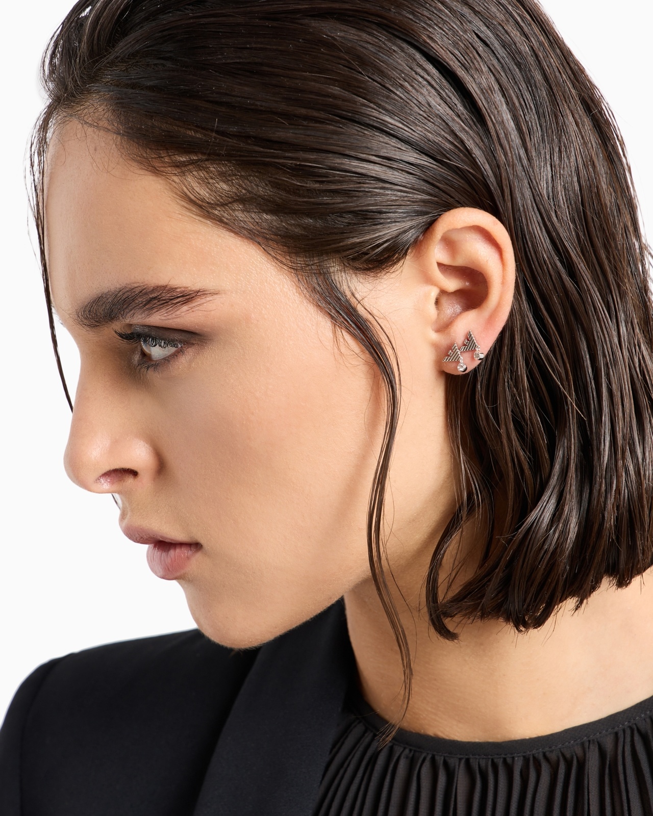 STERLING SILVER STUD EARRINGS - 2