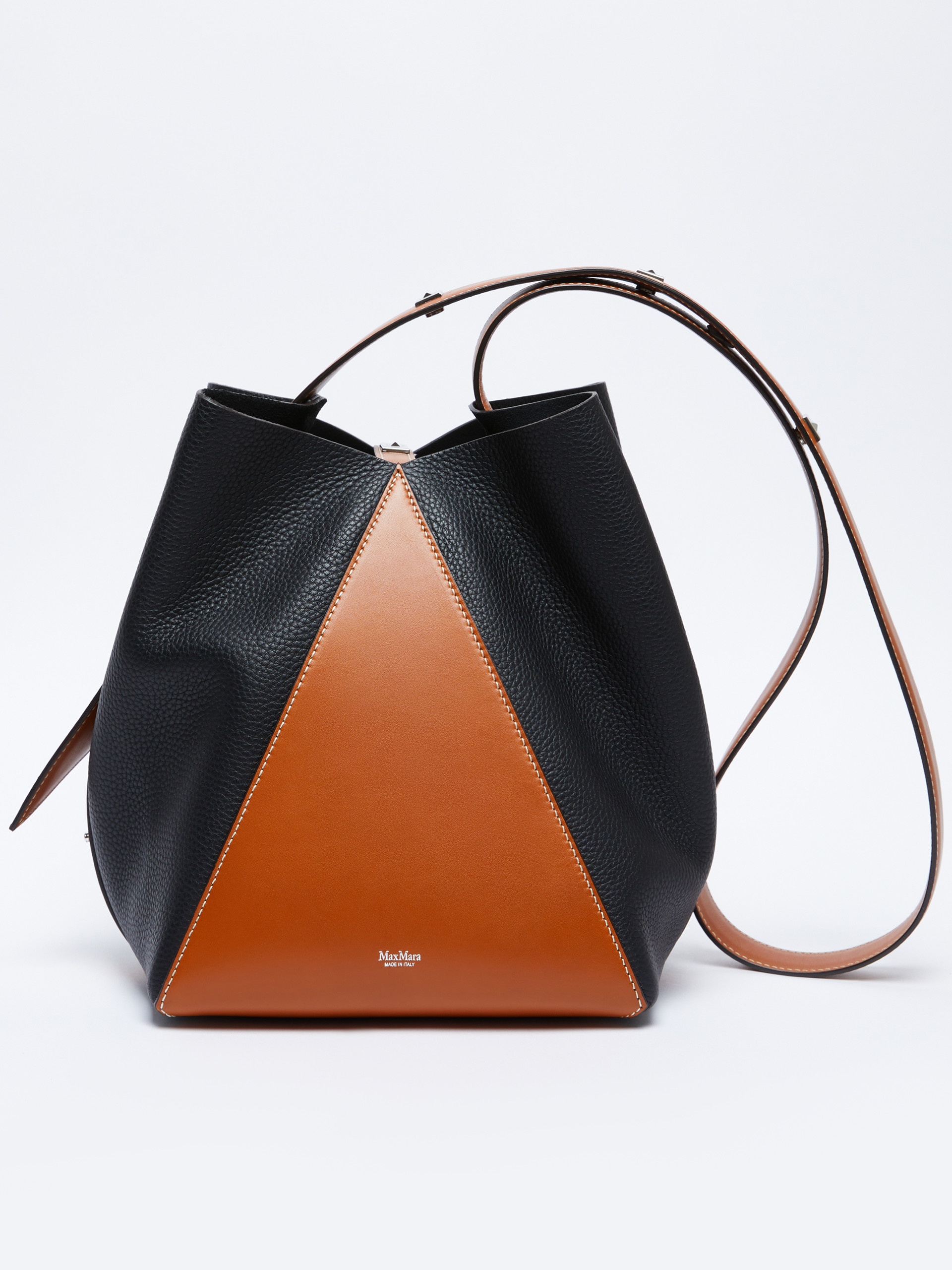 MMBUCKETM Medium bucket bag in deer-print leather - 1