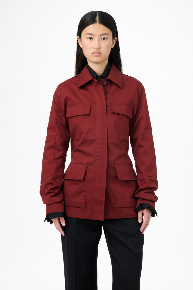 Split Jacket Profound Red Megatwist Twill 3
