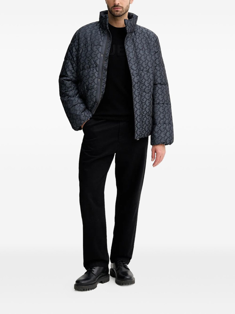 GUESS USA logo-print padded jacket outlook