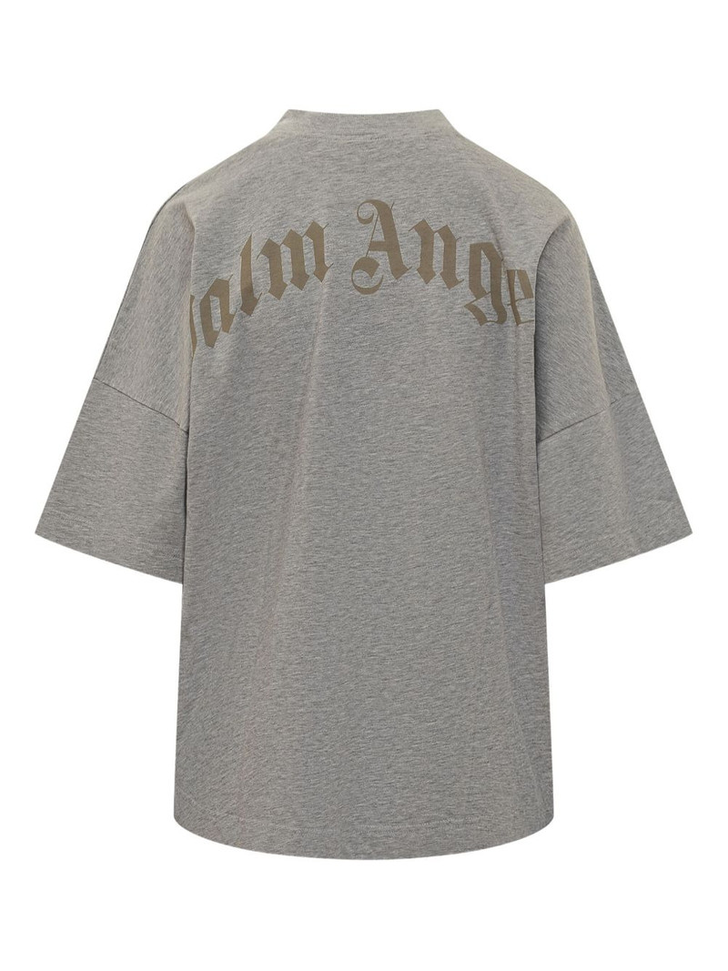 Palm Angels collar-detail short-sleeves T-shirt outlook