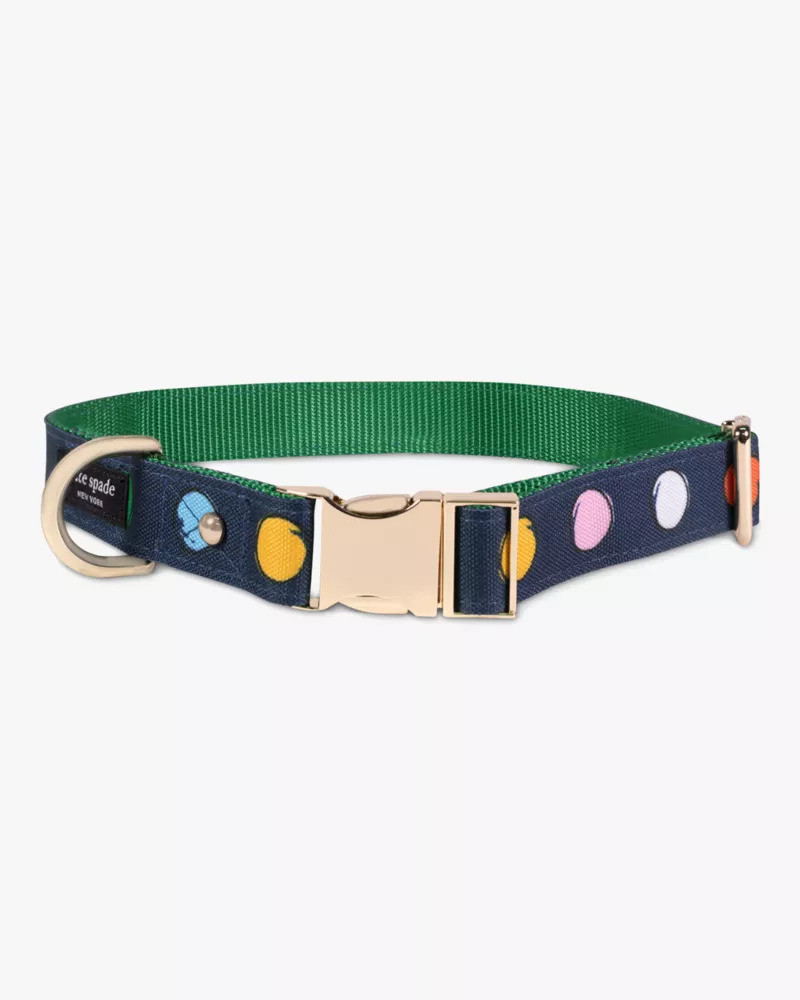 Watercolor Dot Pet Collar M/L 1