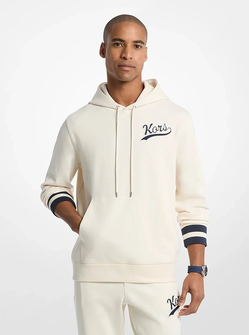 KORS Varsity Knit Cotton Blend Hoodie - 1