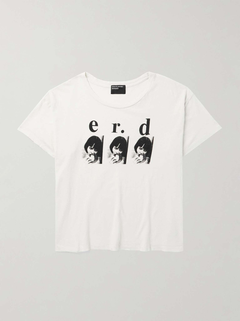 Louise Eats Sandwich Cropped Logo-Print Cotton-Jersey T-Shirt 1