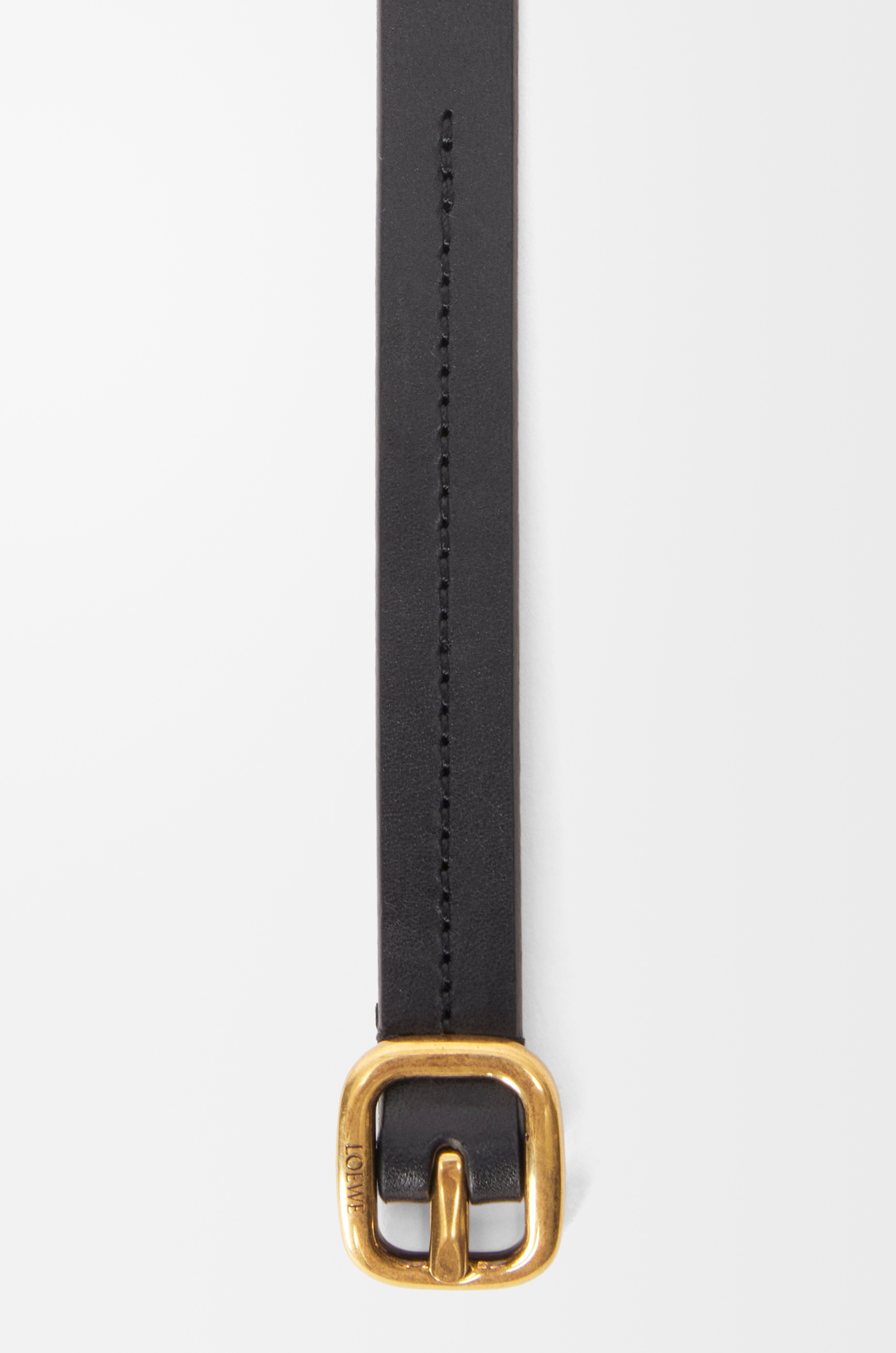 Rounded soft belt in classic calfskin - 3
