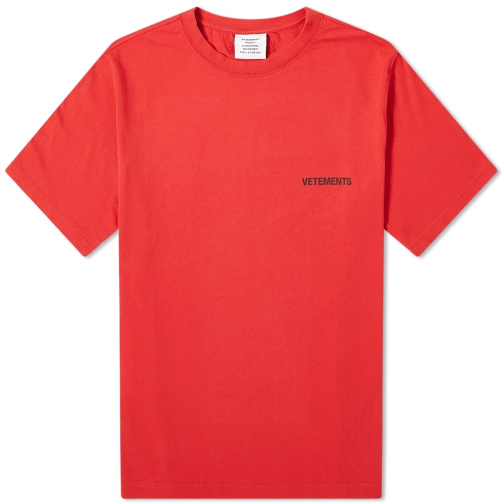 VETEMENTS Logo Tee - 1