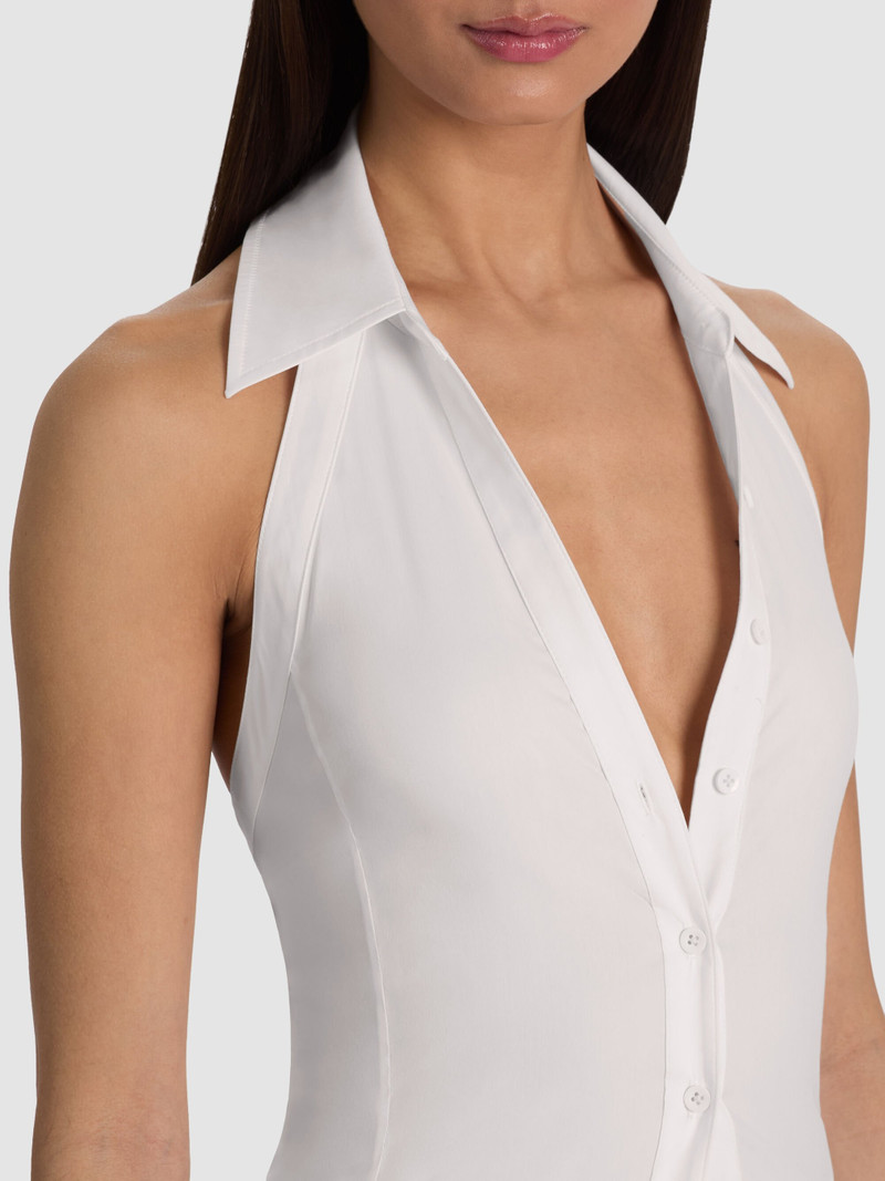FREYA BUTTON DOWN HALTER TOP 5