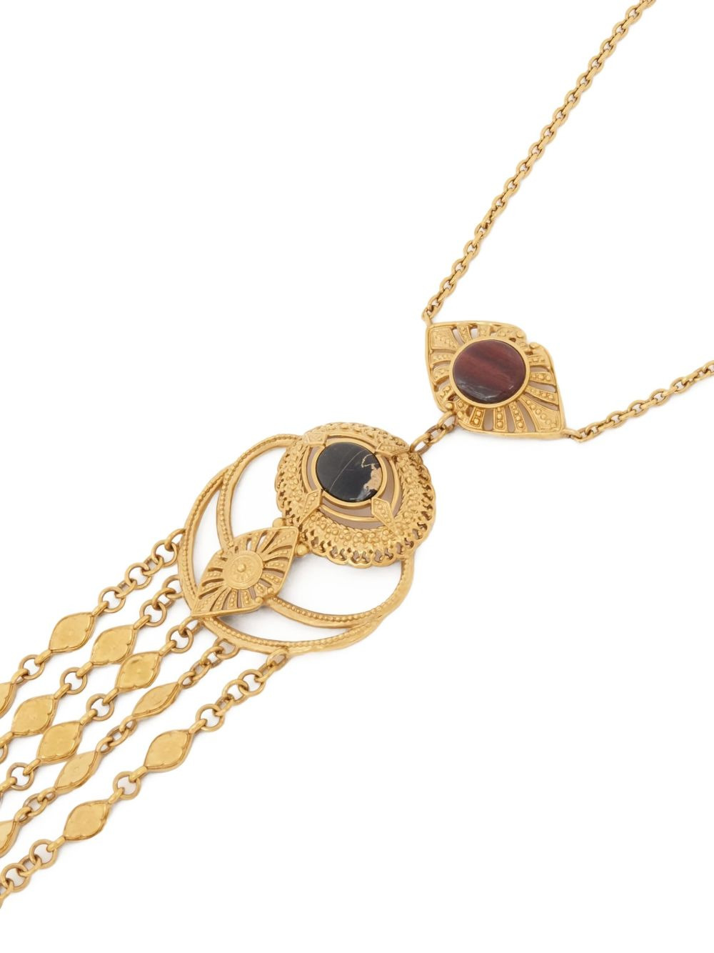 stone-embellished necklace - 2