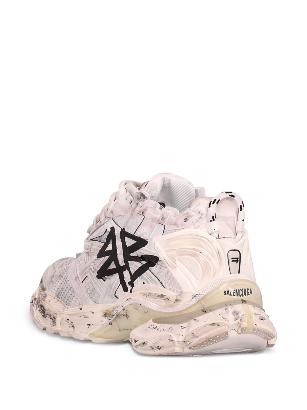 graffiti-print sneakers - 3