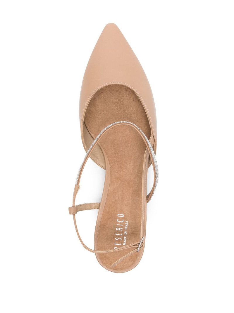 pointed leather ballerina shoes 4